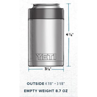 YETI Rambler 12-fl oz Stainless Steel Water Bottle at