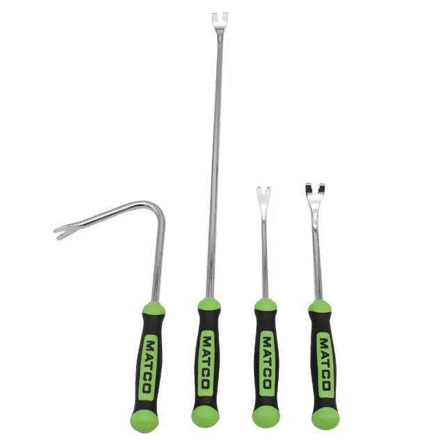 4 PIECE UPHOLSTERY TOOL SET - GREEN
