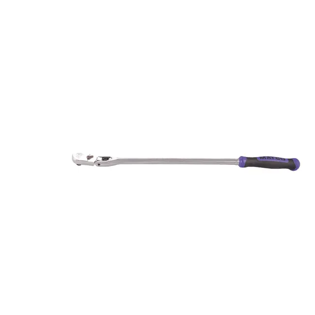 3/8" DRIVE 18-1/2" EIGHTY8 TOOTH LOCKING FLEX RATCHET WITH ERGO HANDLE - PURPLE