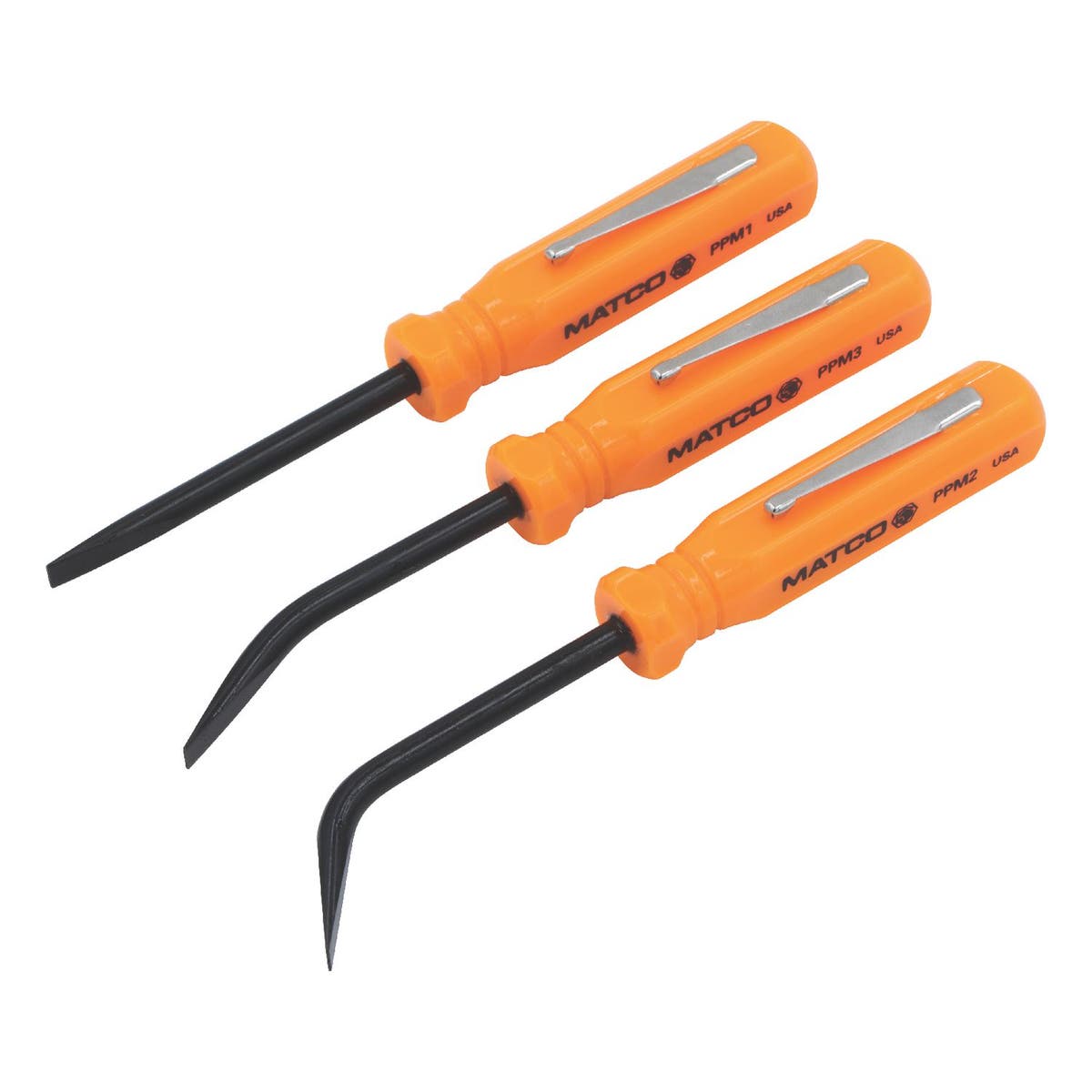 3 PIECE POCKET PRY BAR SET ORANGE PPM3K Matco Tools