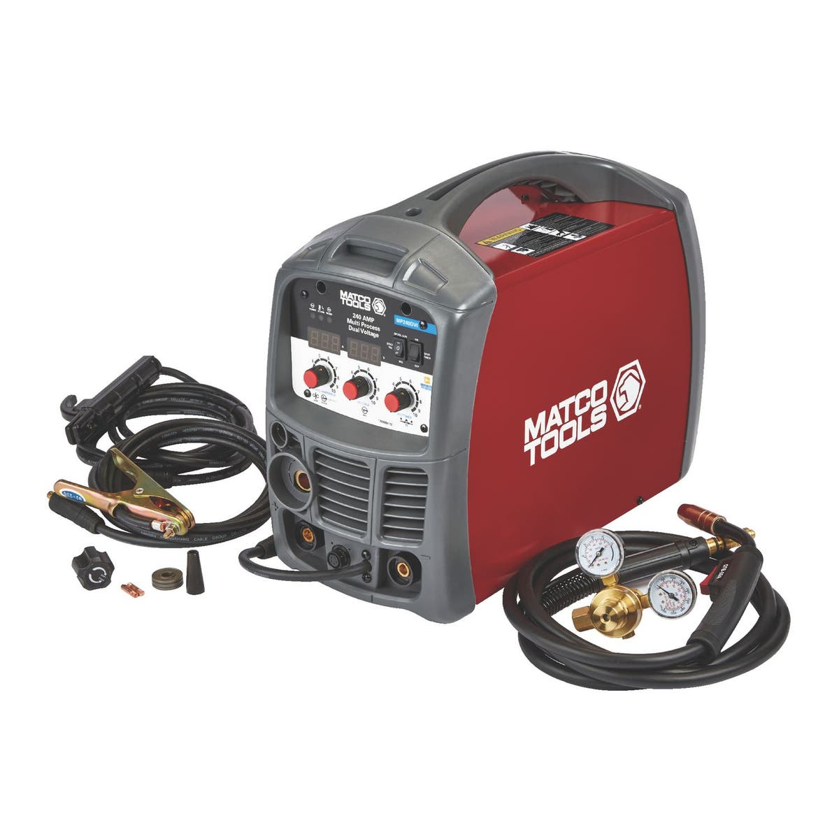 INVERTER DUAL VOLTAGE MIG/STICK/TIG/SPOOL GUN WELDER MP240DVI Matco Tools