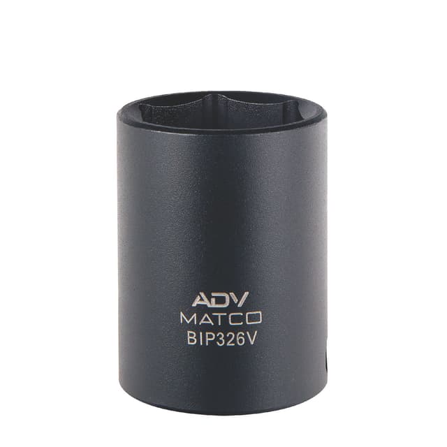 3/8" DRIVE 1" SAE 6 POINT MID-LENGTH IMPACT SOCKET