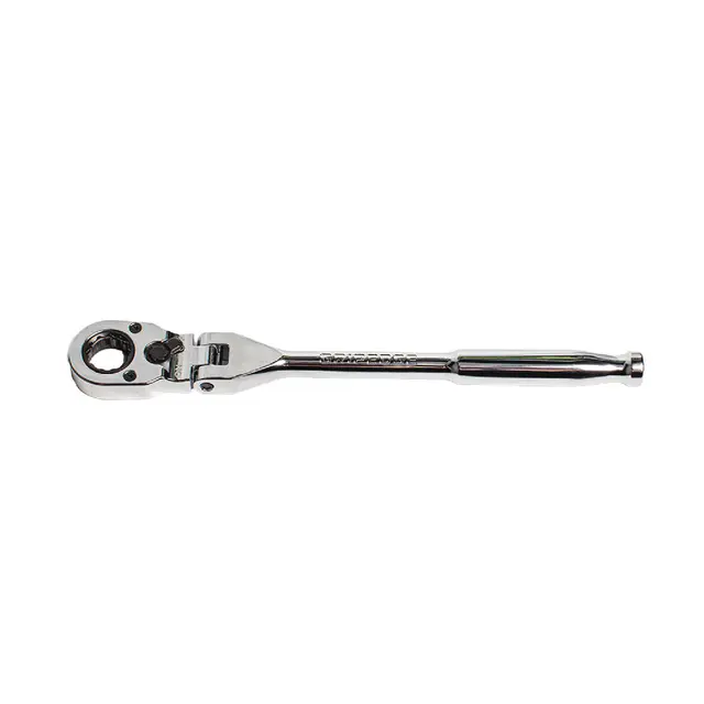 1/4" DRIVE STANDARD FLEX HEAD 7/16 HEX LOW PROFILE DUAL ACTION DRIVER RATCHET