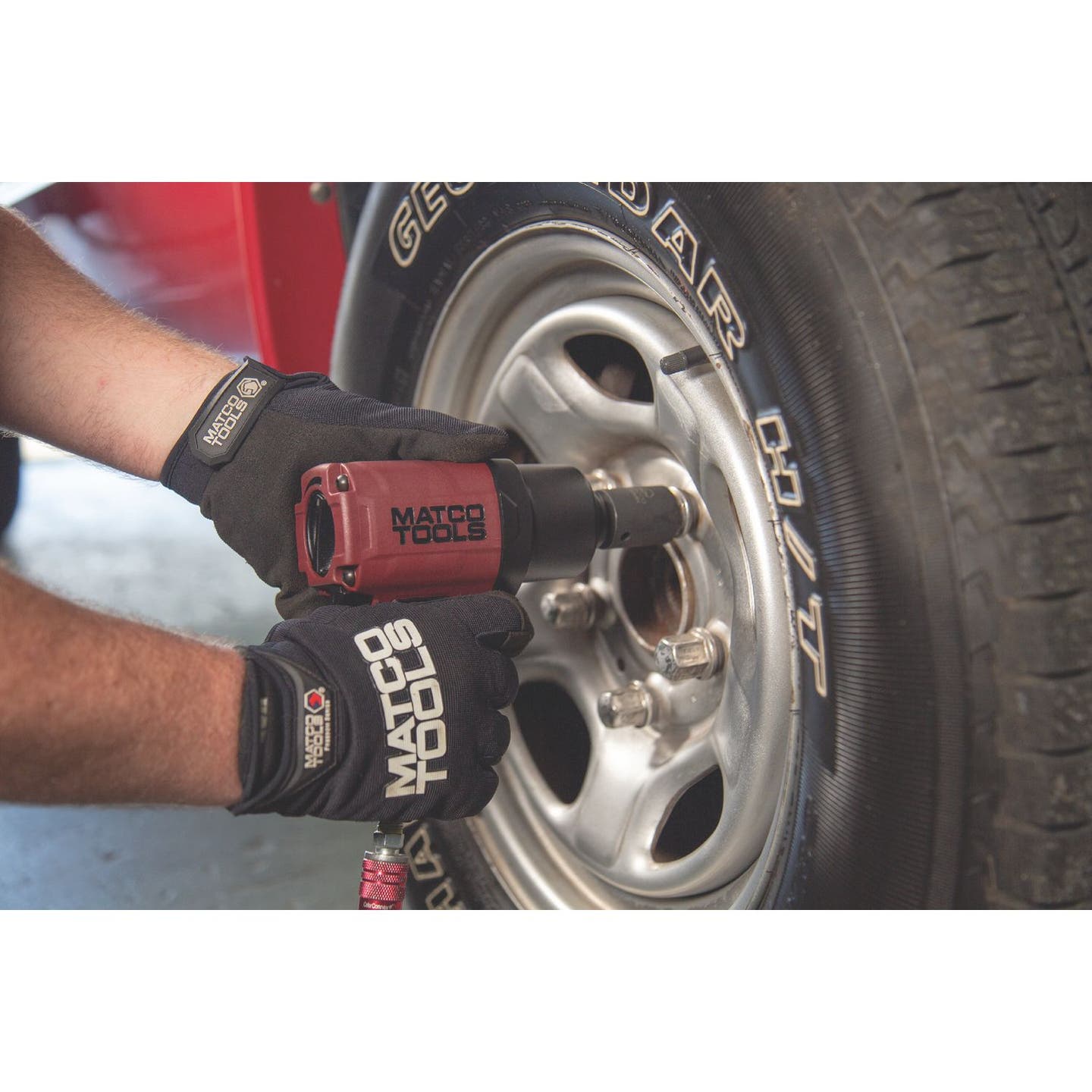 1/2" DRIVE AIR IMPACT WRENCH - BURGUNDY