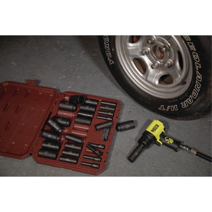 1/2" DRIVE 26 PIECE METRIC 6 POINT ADV DEEP IMPACT SOCKET SET