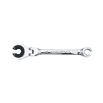 11MM FLEX RATCHETING FLARENUT WRENCH