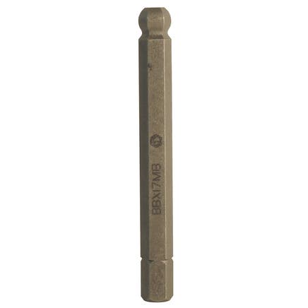3/8" DRIVE 7MM METRIC MID-LENGTH BALL HEX REPLACEMENT BIT