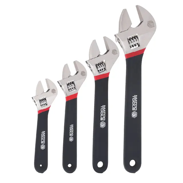 4 PIECE ADJUSTABLE WRENCH SET