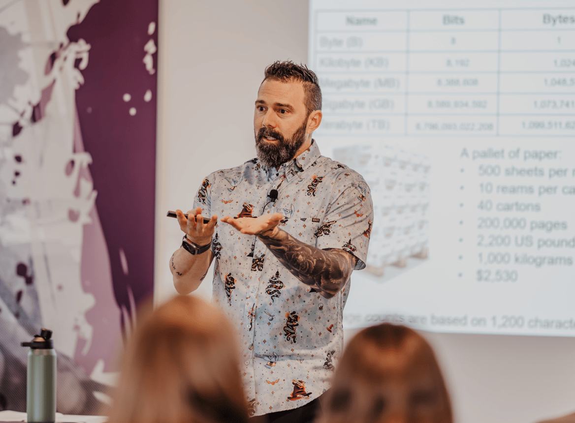 Rich Greene: Teacher Gesturing While Explaining A Concept in Class