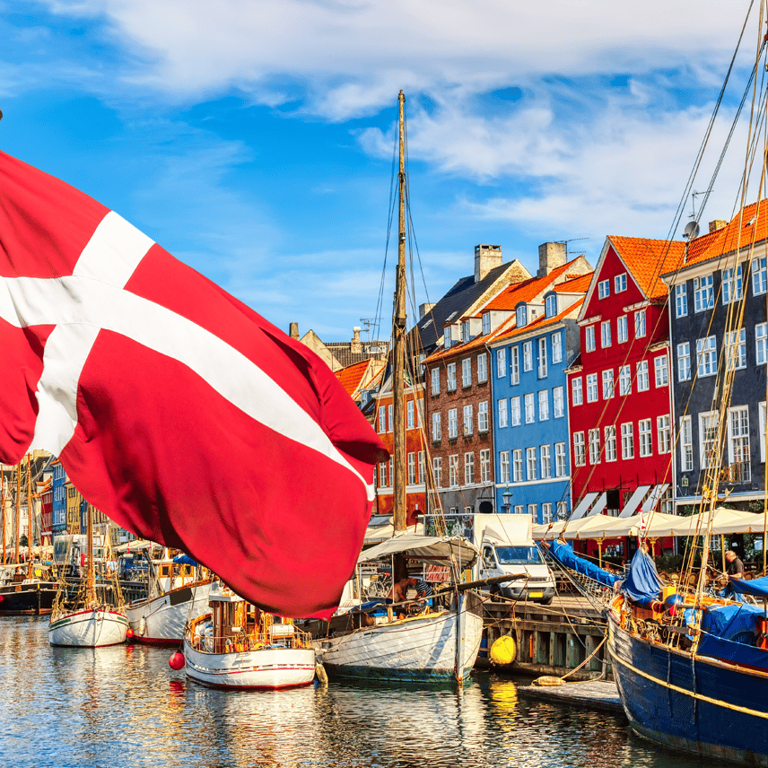 Copenhagen, Boats and The Copenhagen Flag