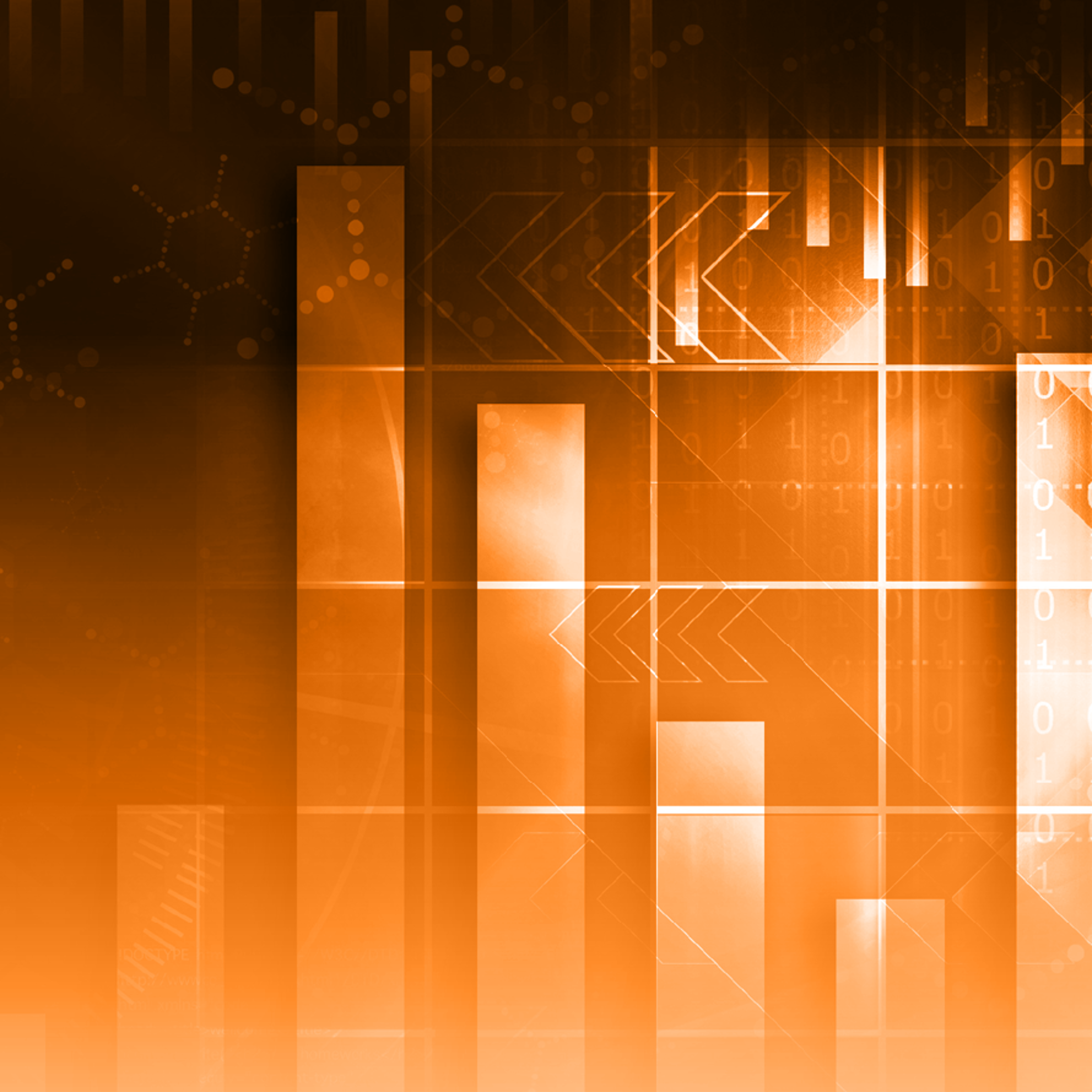 Abstract Orange Stuff