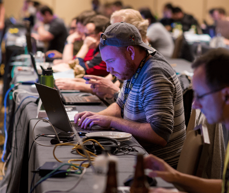 Man Participating in Netwars