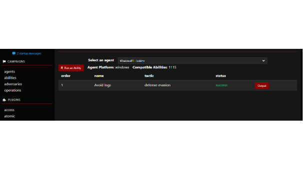 CALDERA Ability and Agent