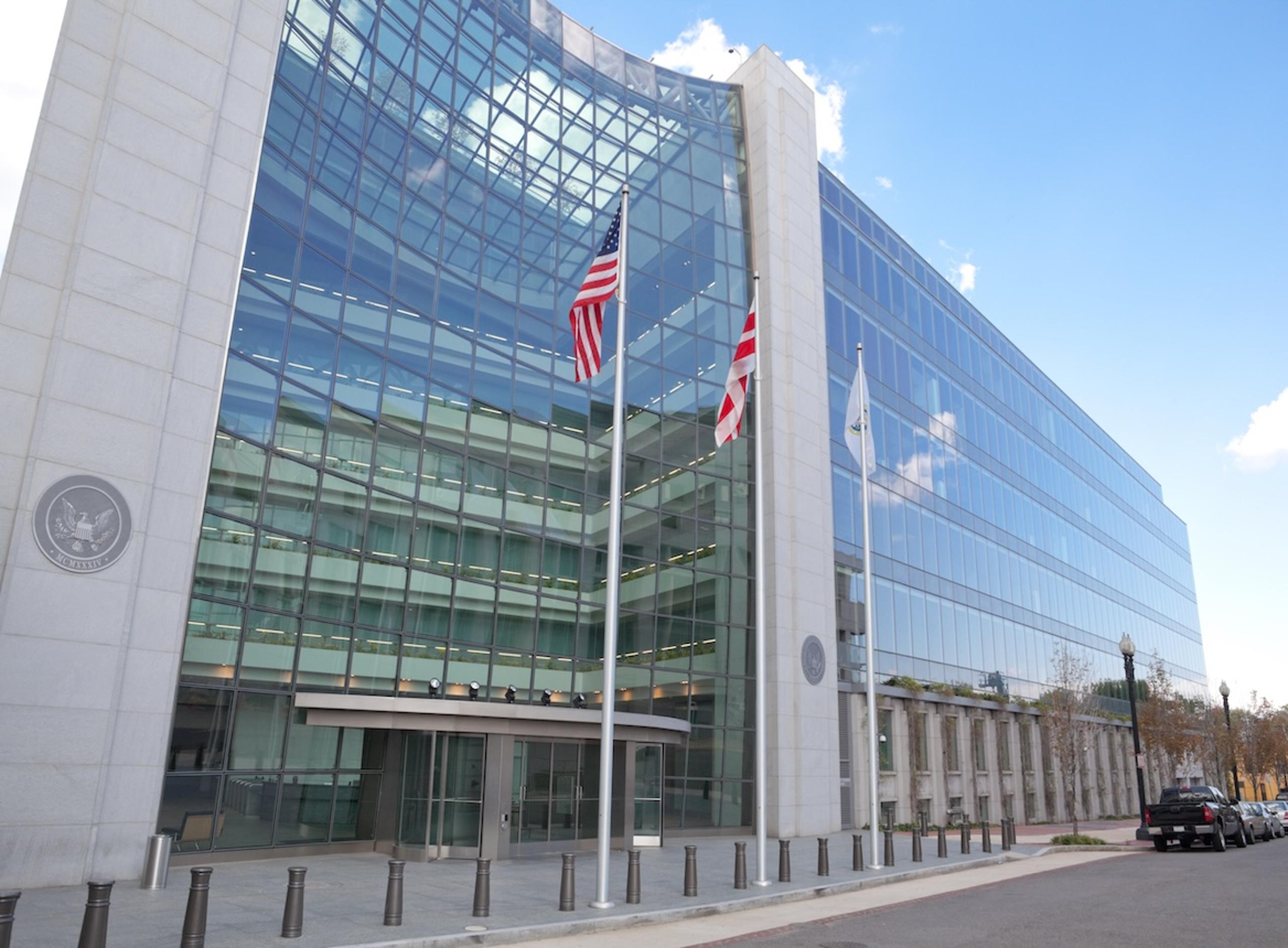 Federal Building with Flags