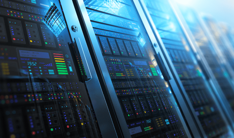 Close Up of Server Units