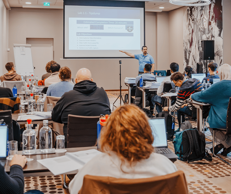 Students Looking At Projector