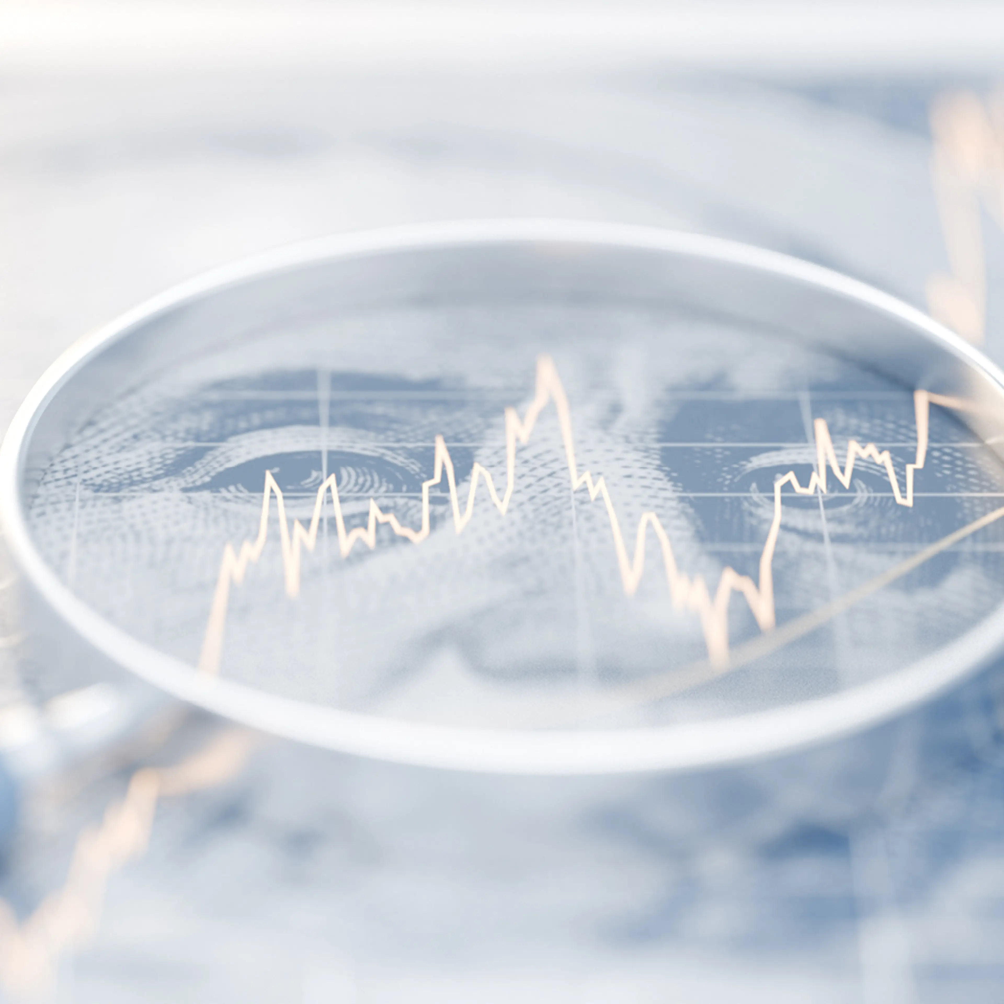 Money With Stock Market Lines