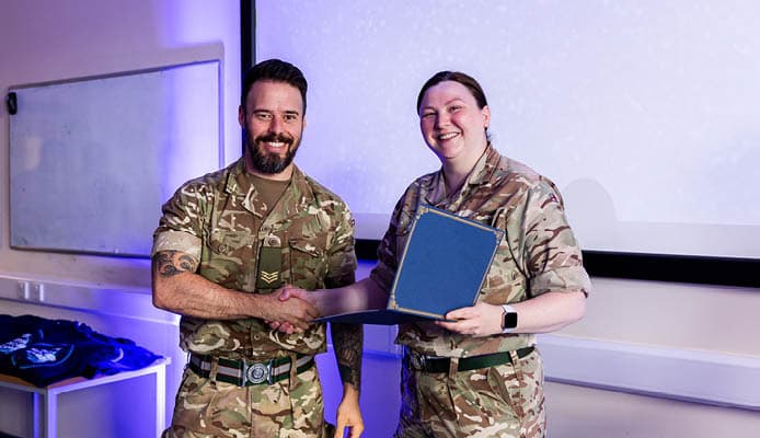 British Army: People Shaking Hands