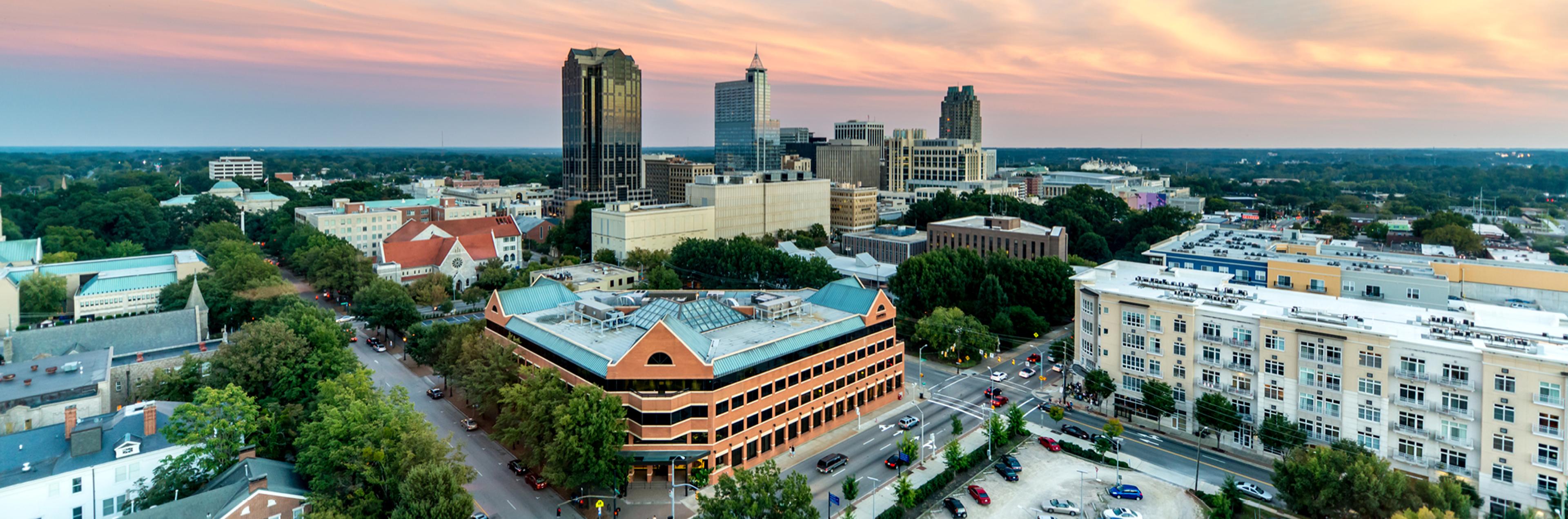 Raleigh, Overhead Shot of City