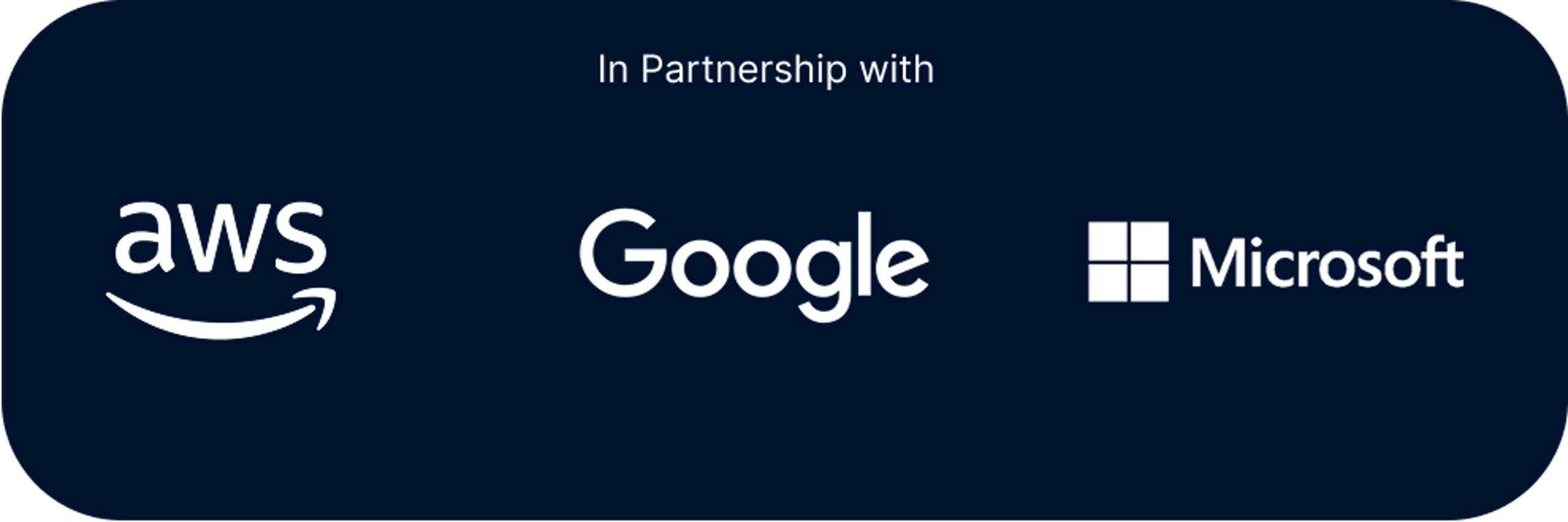 In Partnership with Microsoft, Google and ASW