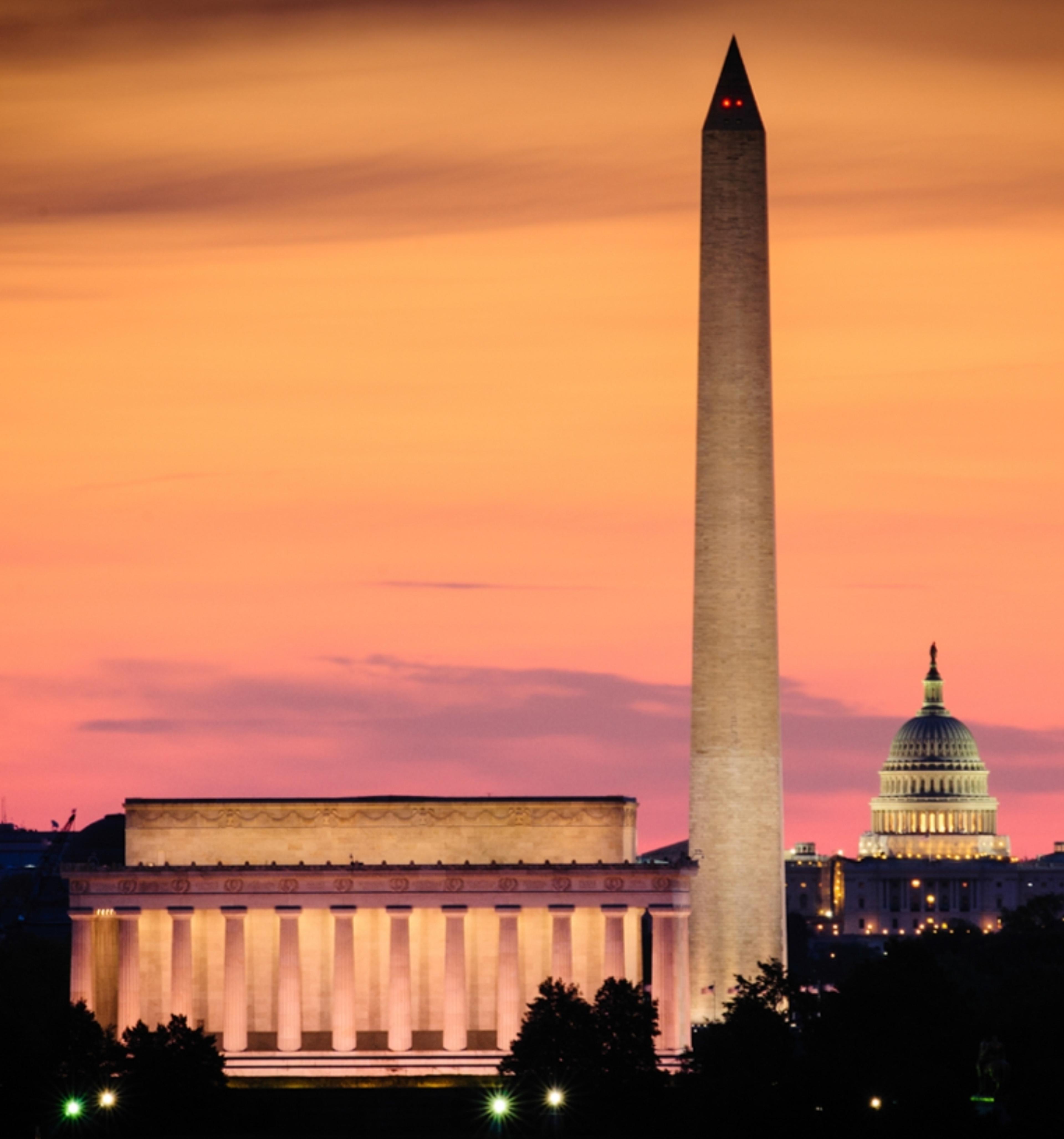 Washington Monument at Dusk
