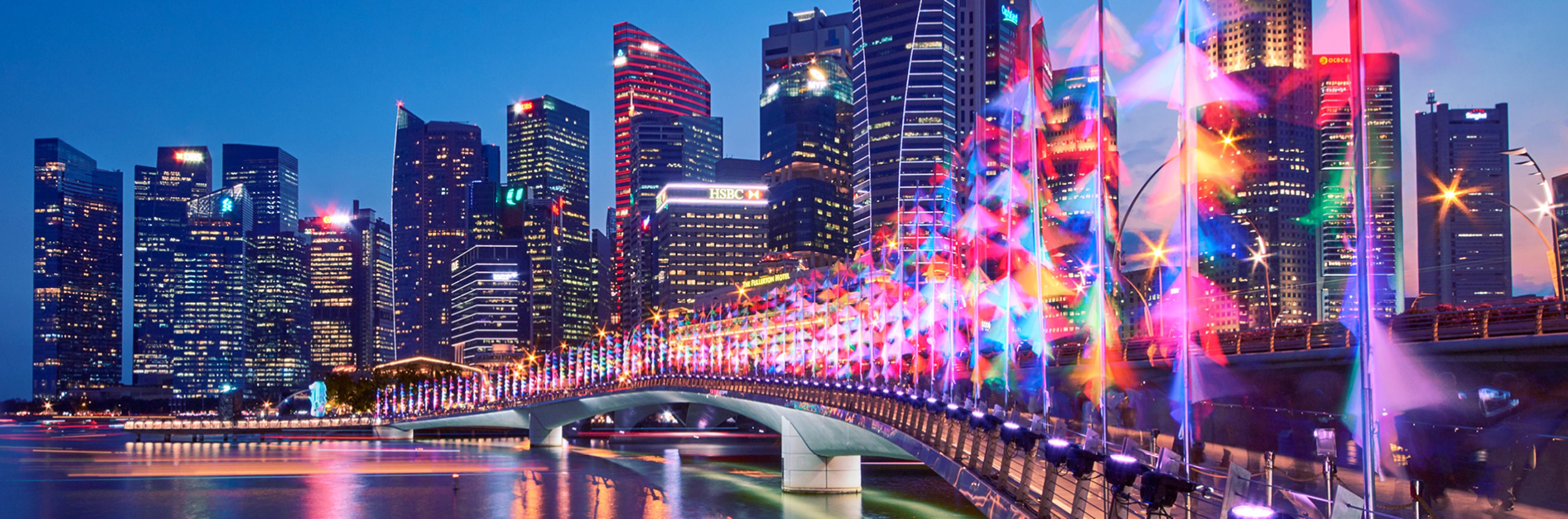 Singapore, Skyscrapers and Bright Colors