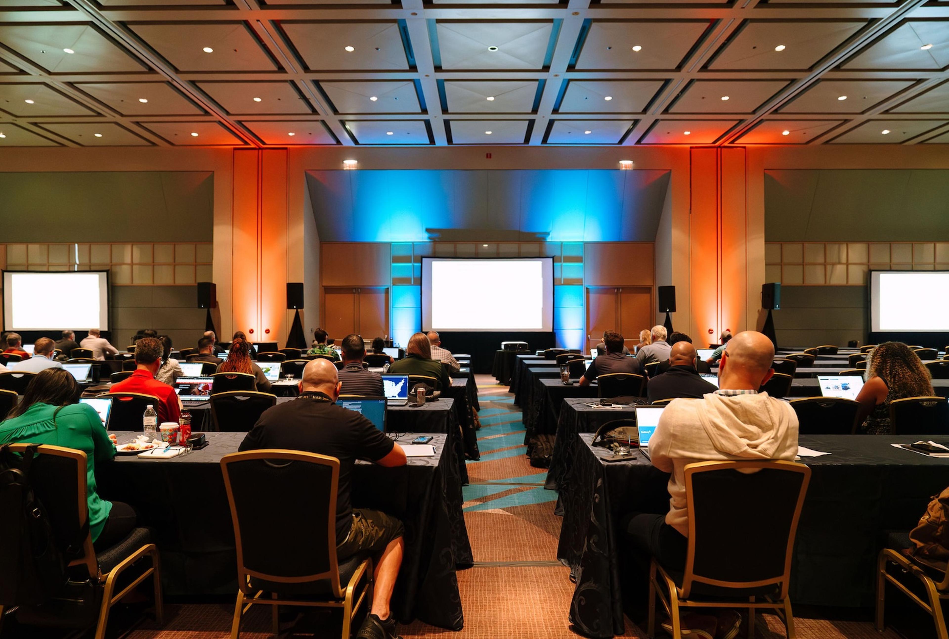 ICS Security Summit, Students Sitting At Tables