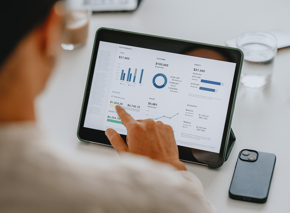 Data and Graphs On a Tablet