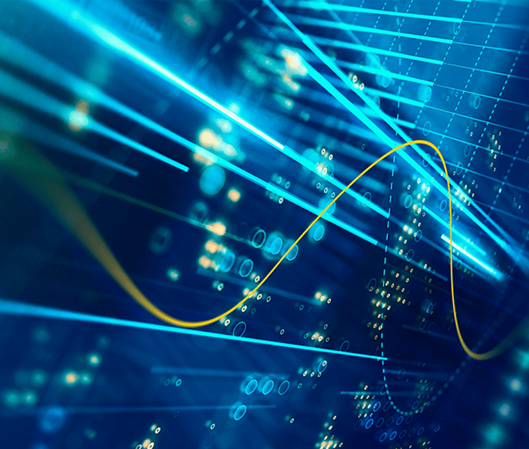 Blue Electronic Abstract