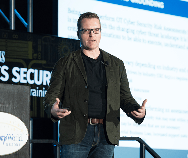 A Summit Speaker on Stage