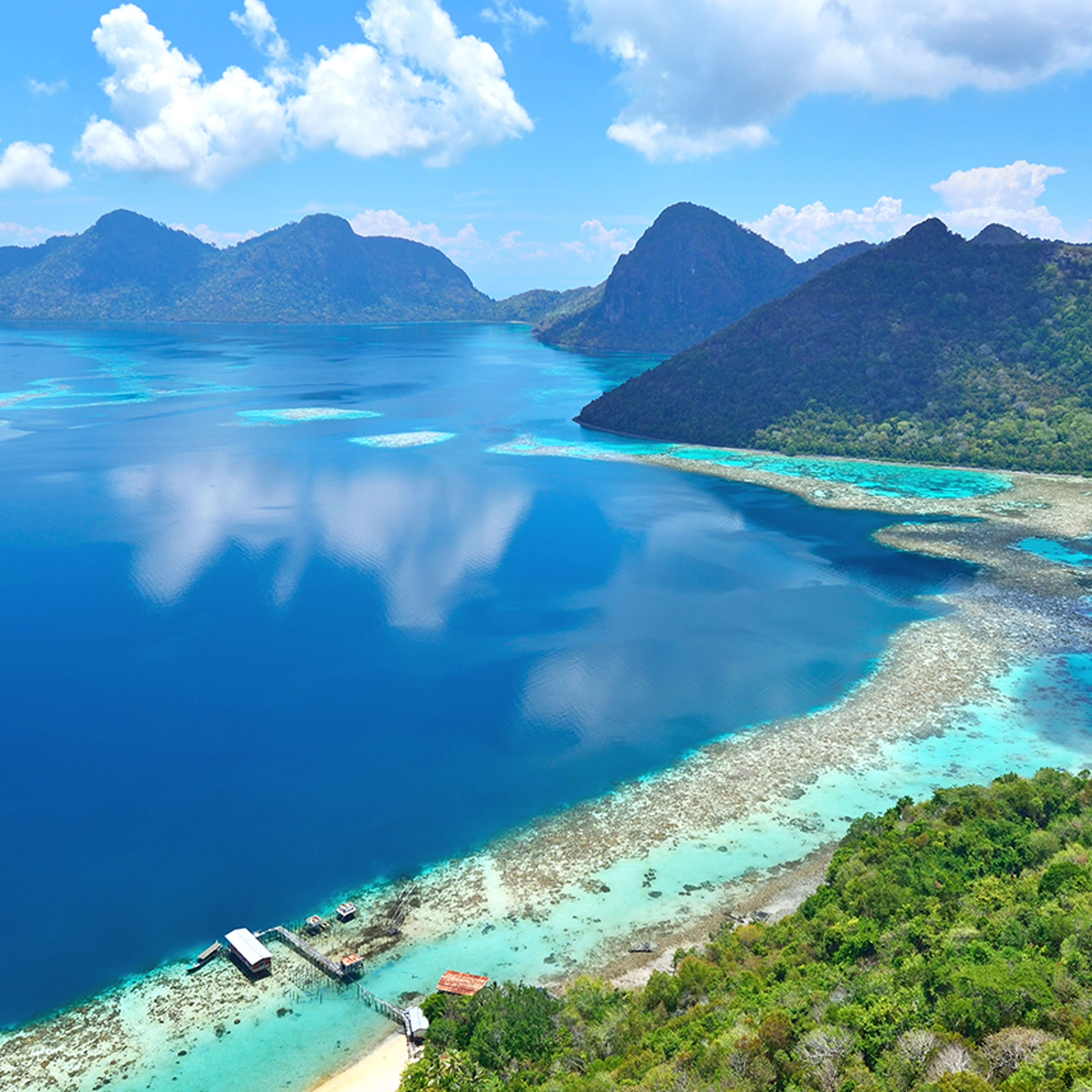 Malaysia, Beach and Mountains