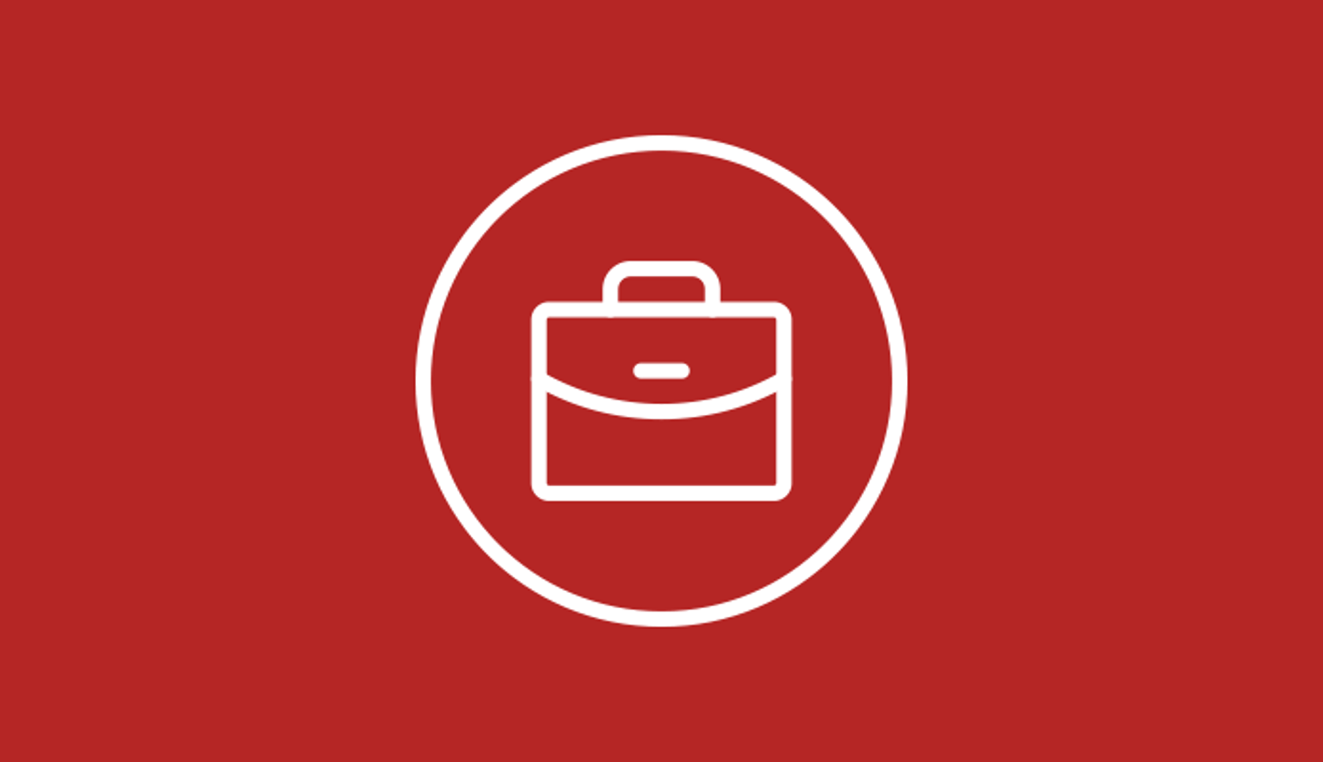Briefcase With Circle and Red Background