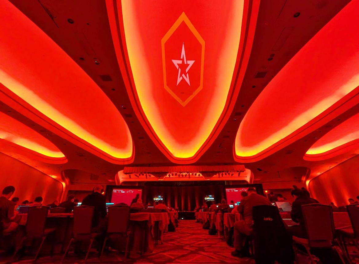 Netwars: Large Room with Red Lights