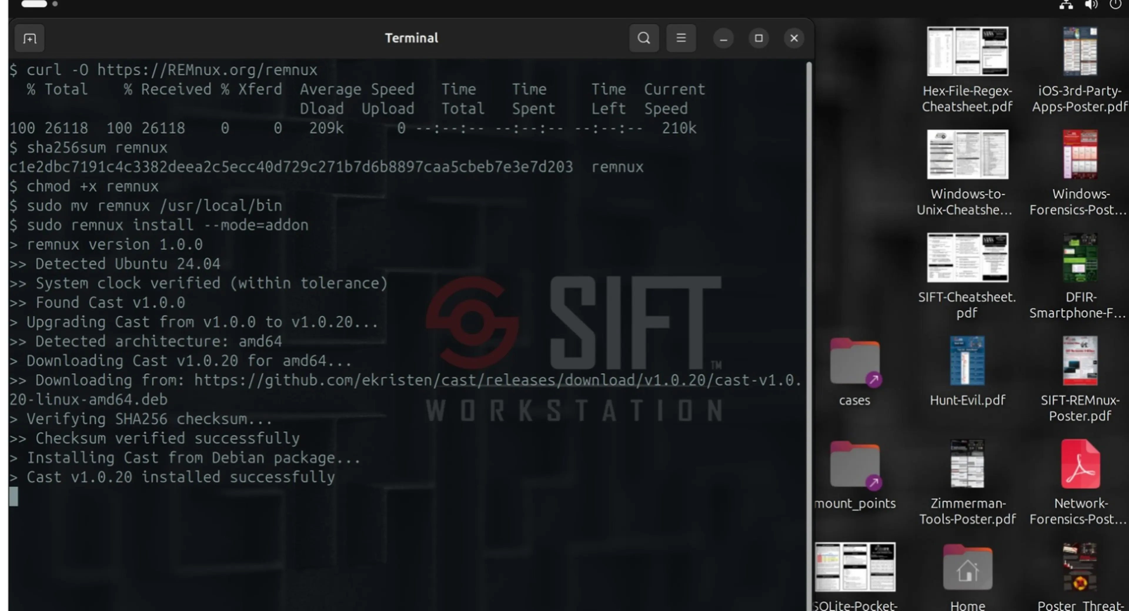 How to Install SIFT Workstation and REMnux on the Same System for Forensics and Malware Analysis: 1