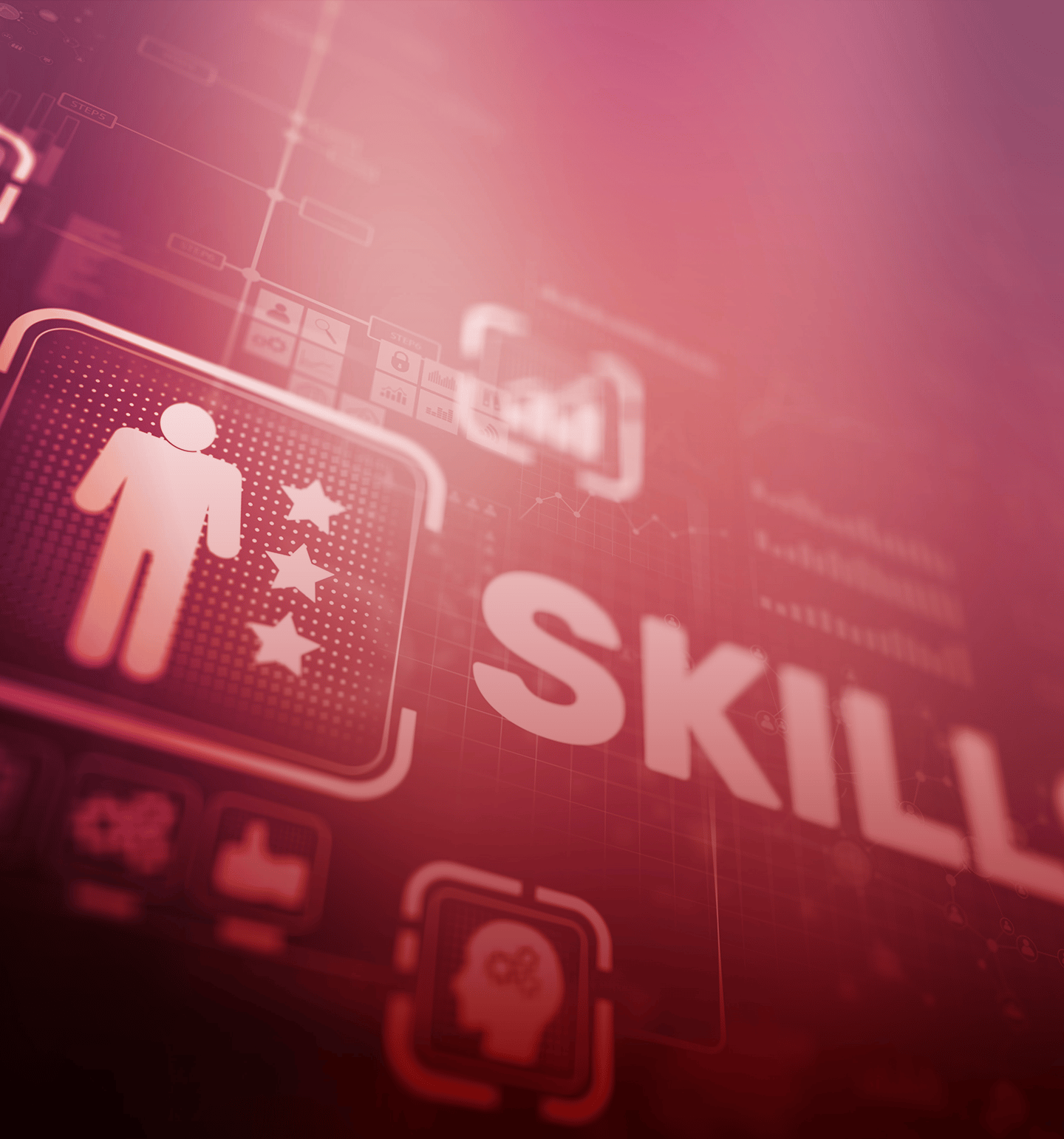 Red Skills with Logos and Data