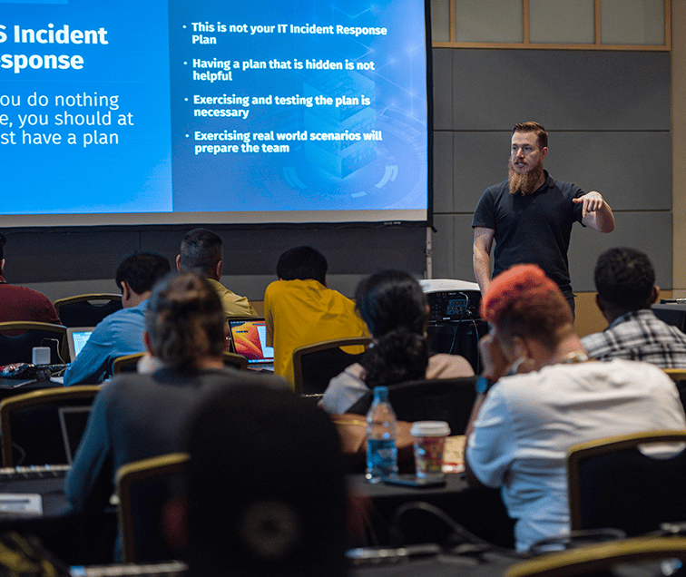 Rob Lee Speaking at a Summit