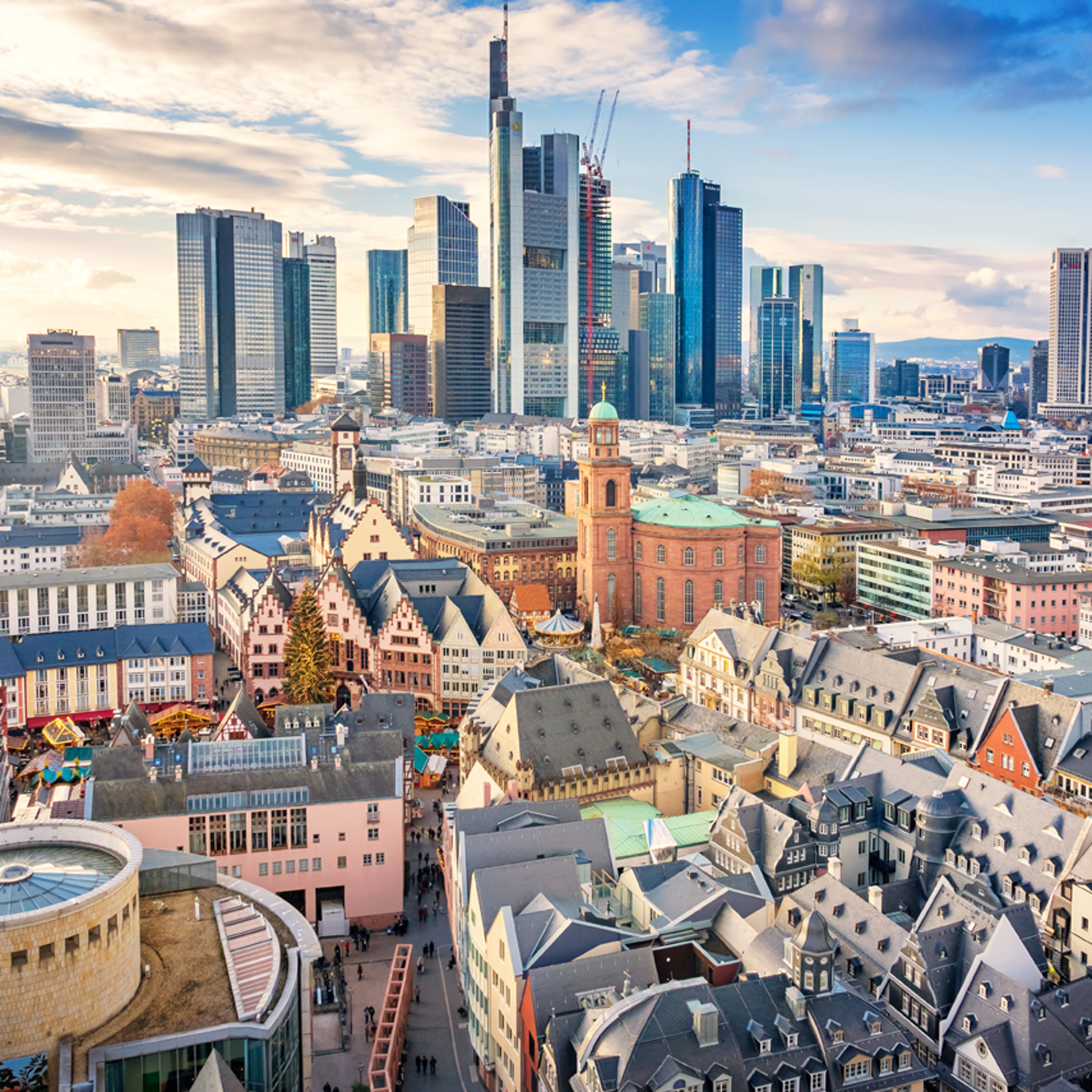 Frankfurt, Overhead View of City