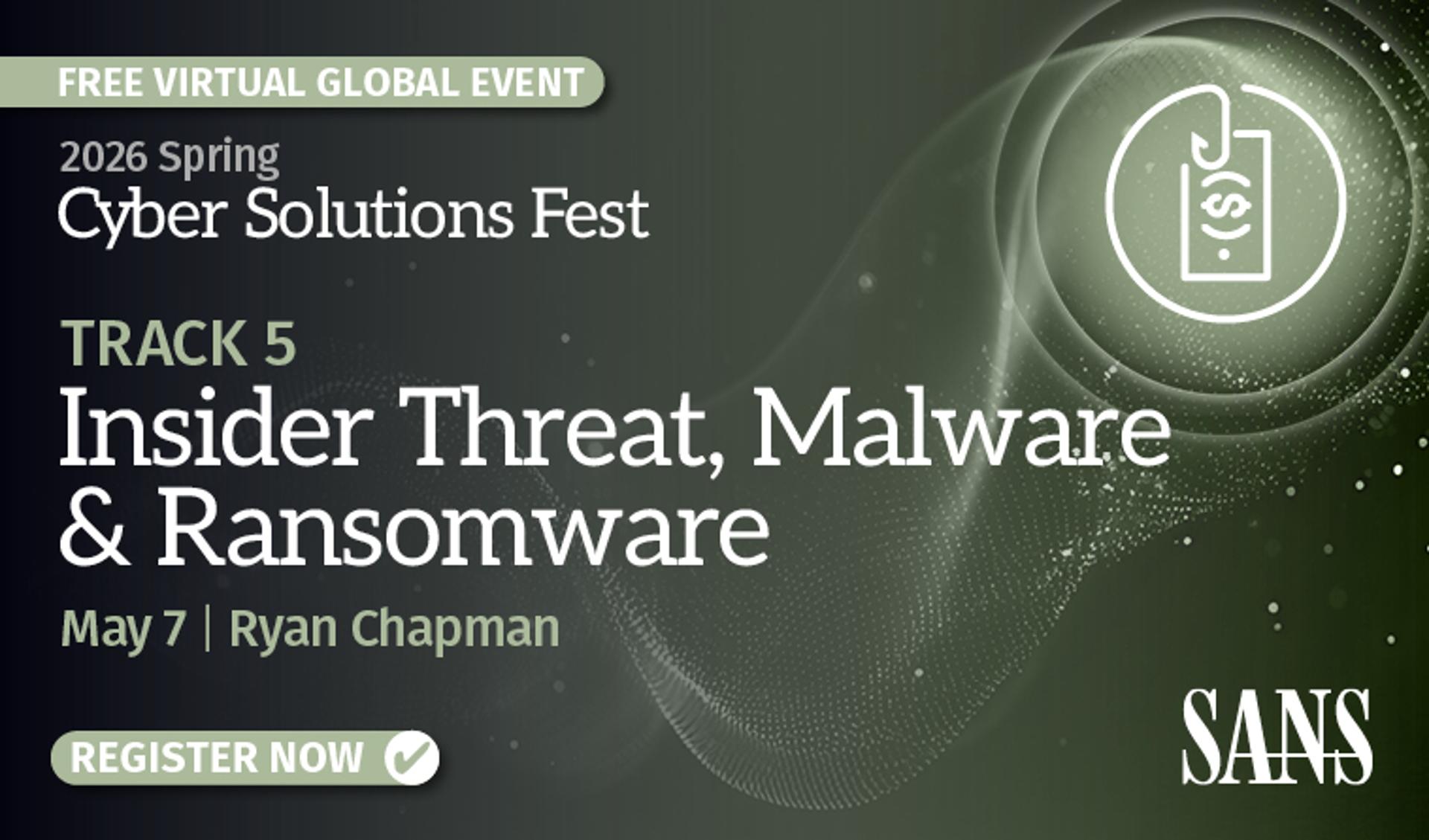 Insider Threat, Malware and Ransomware