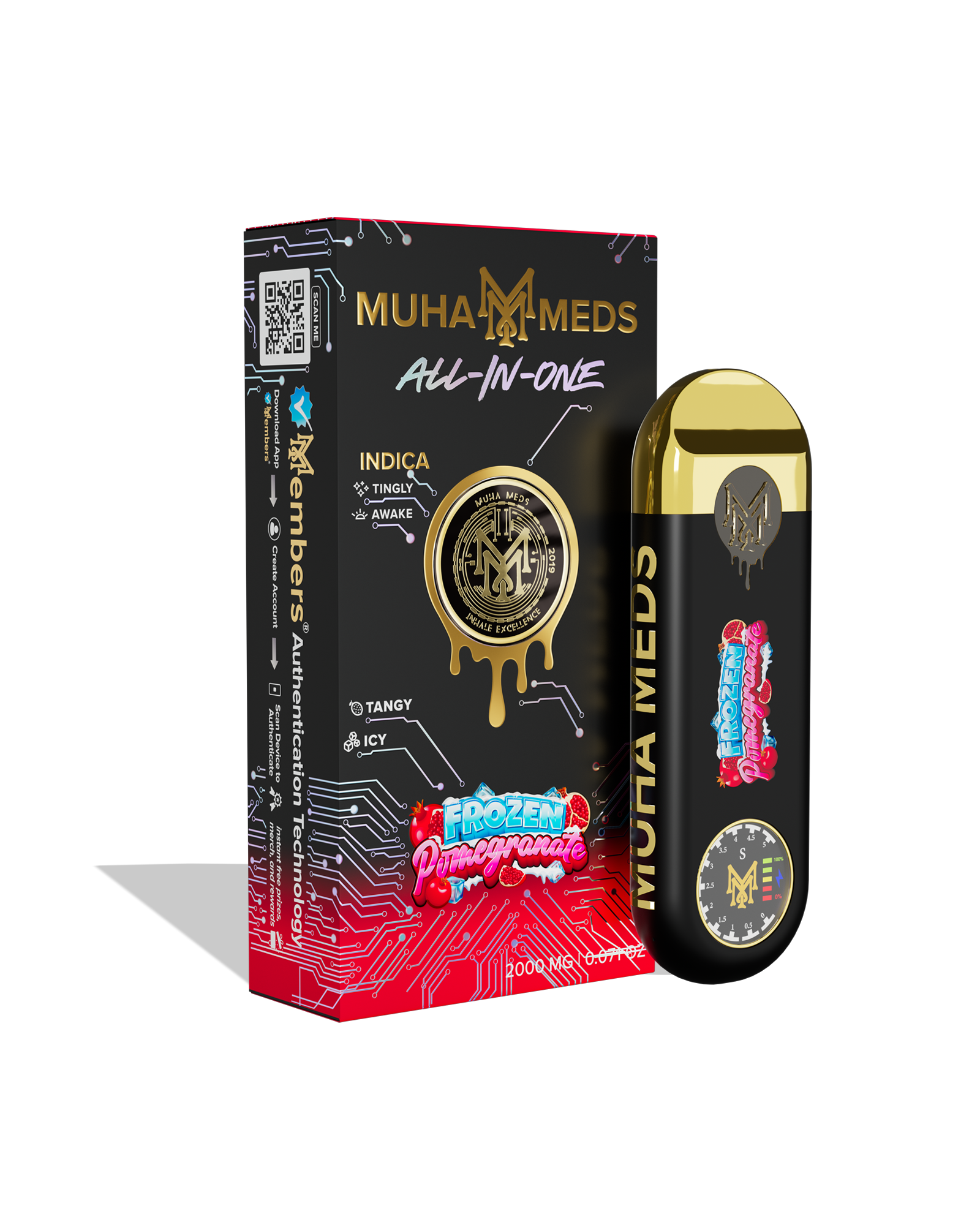 Frozen Pomegranate Disposable Cart 2g, 1 of 1