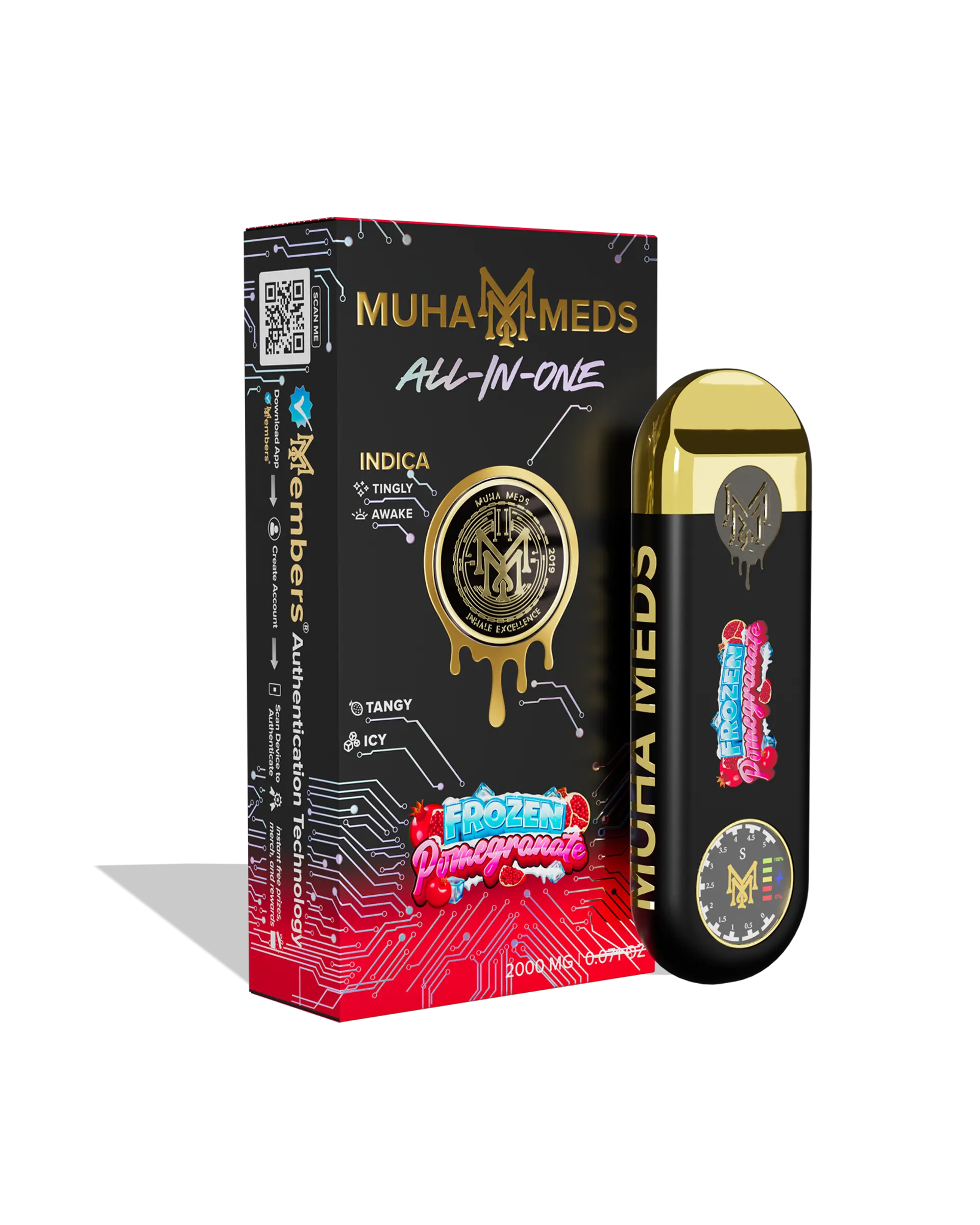 Frozen Pomegranate Disposable Cart 2g