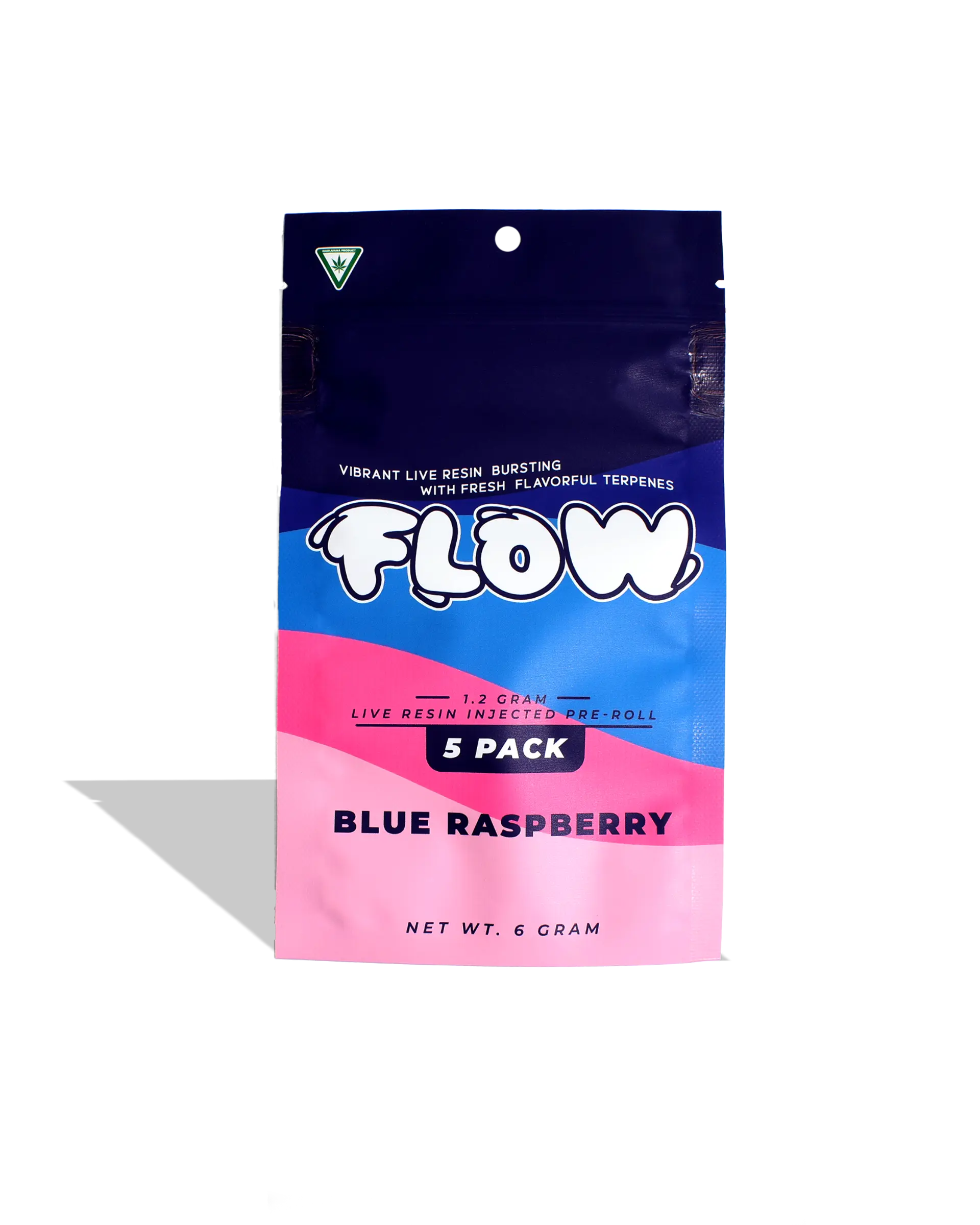 Blue Raspberry Live Resin Infused Preroll 5-pack