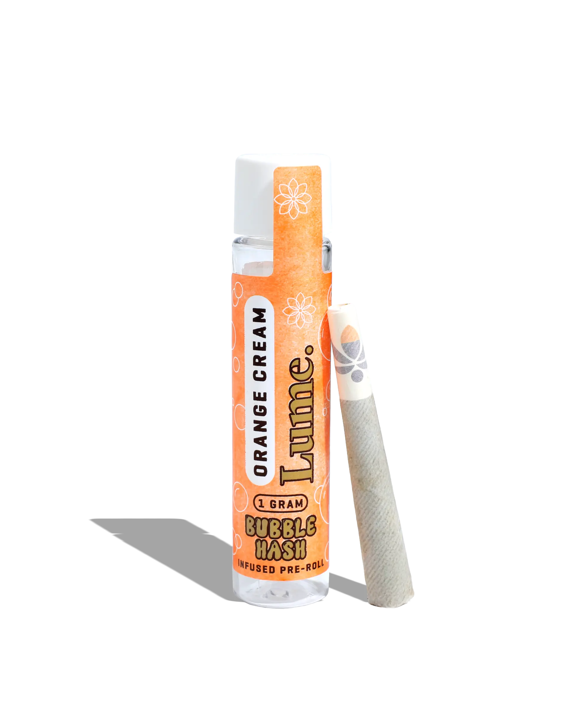 Orange Cream Bubble Hash Infused Preroll 1g
