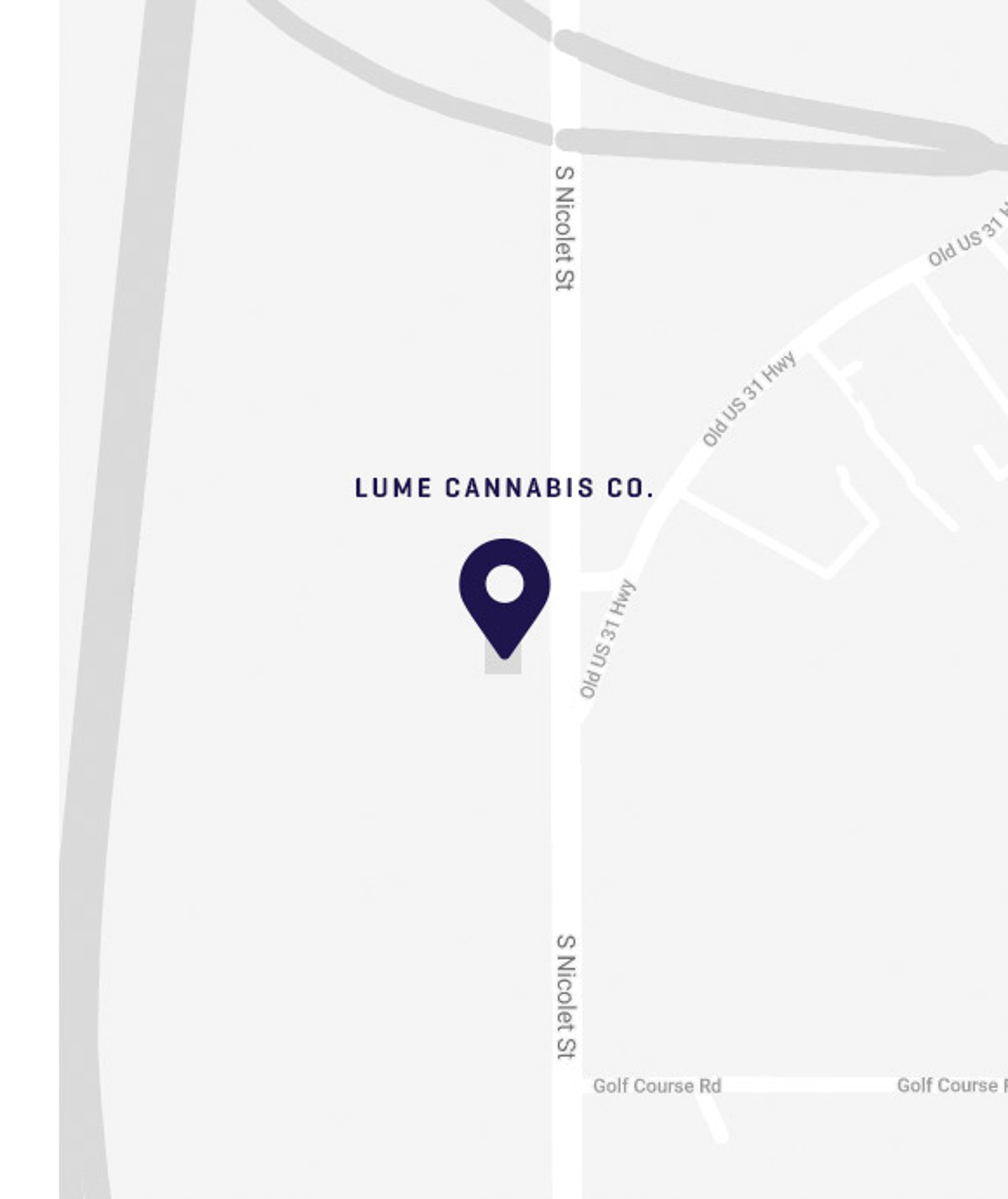 Location of Lume Cannabis Dispensary in Mackinaw City, MI