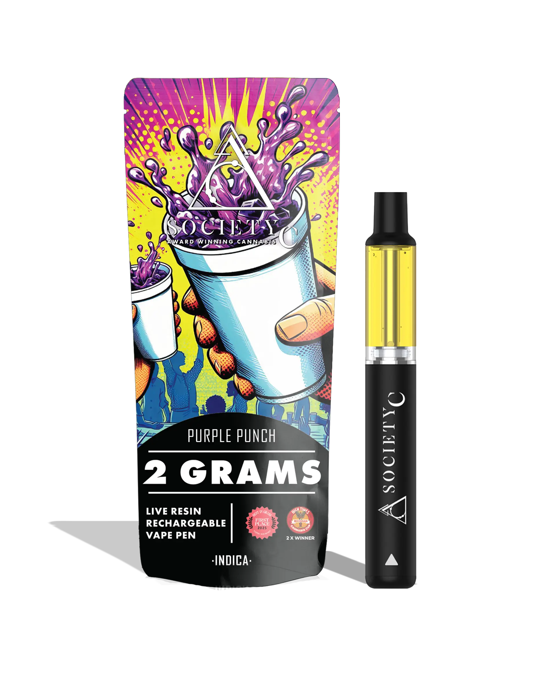 Purple Punch Live Resin Disposable Cart 2g