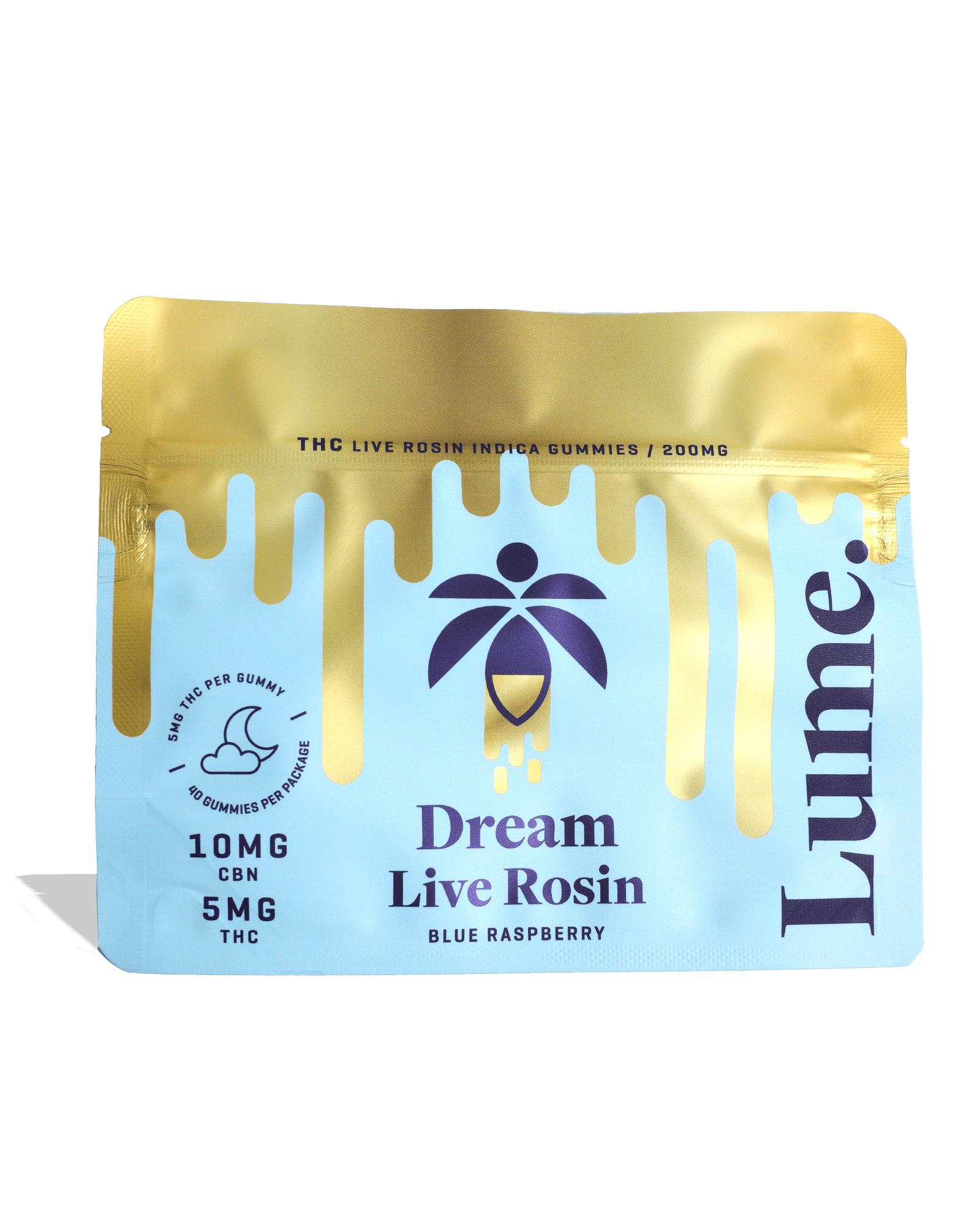 Live Rosin Dream - Blue Raspberry Gummies 40x5mg