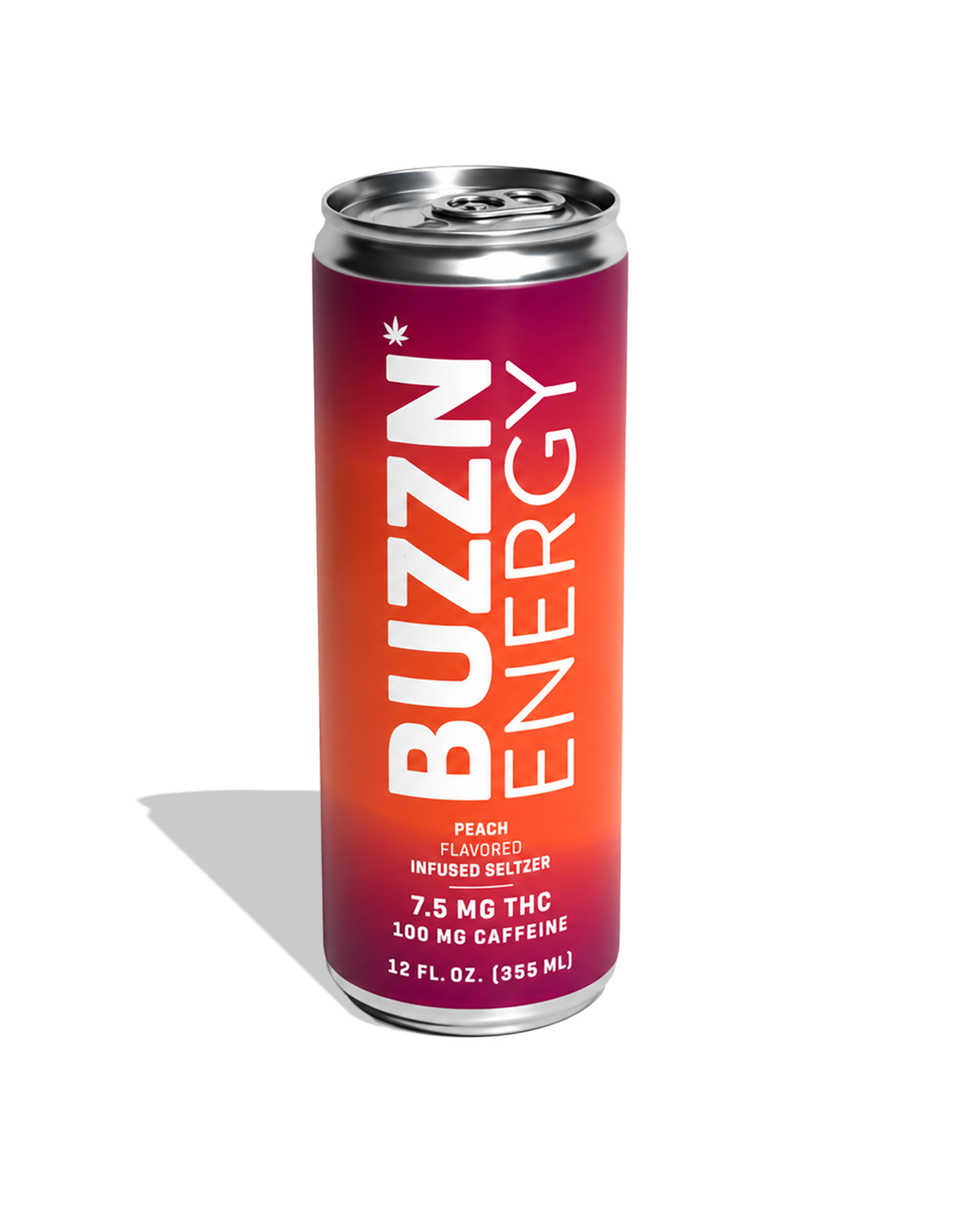 Buzzn Energy Peach Seltzer 7.5mg, 1 of 1