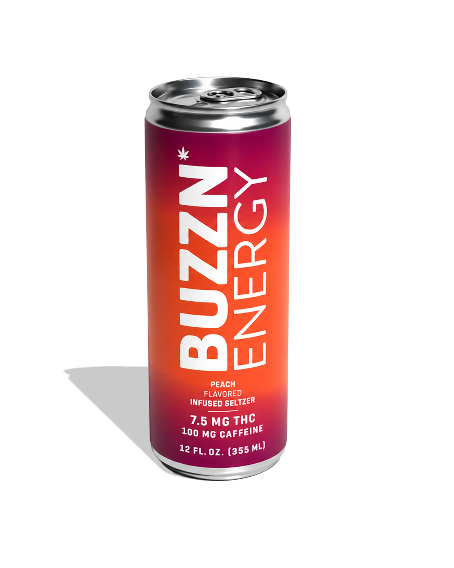 Buzzn Energy Peach Seltzer 7.5mg