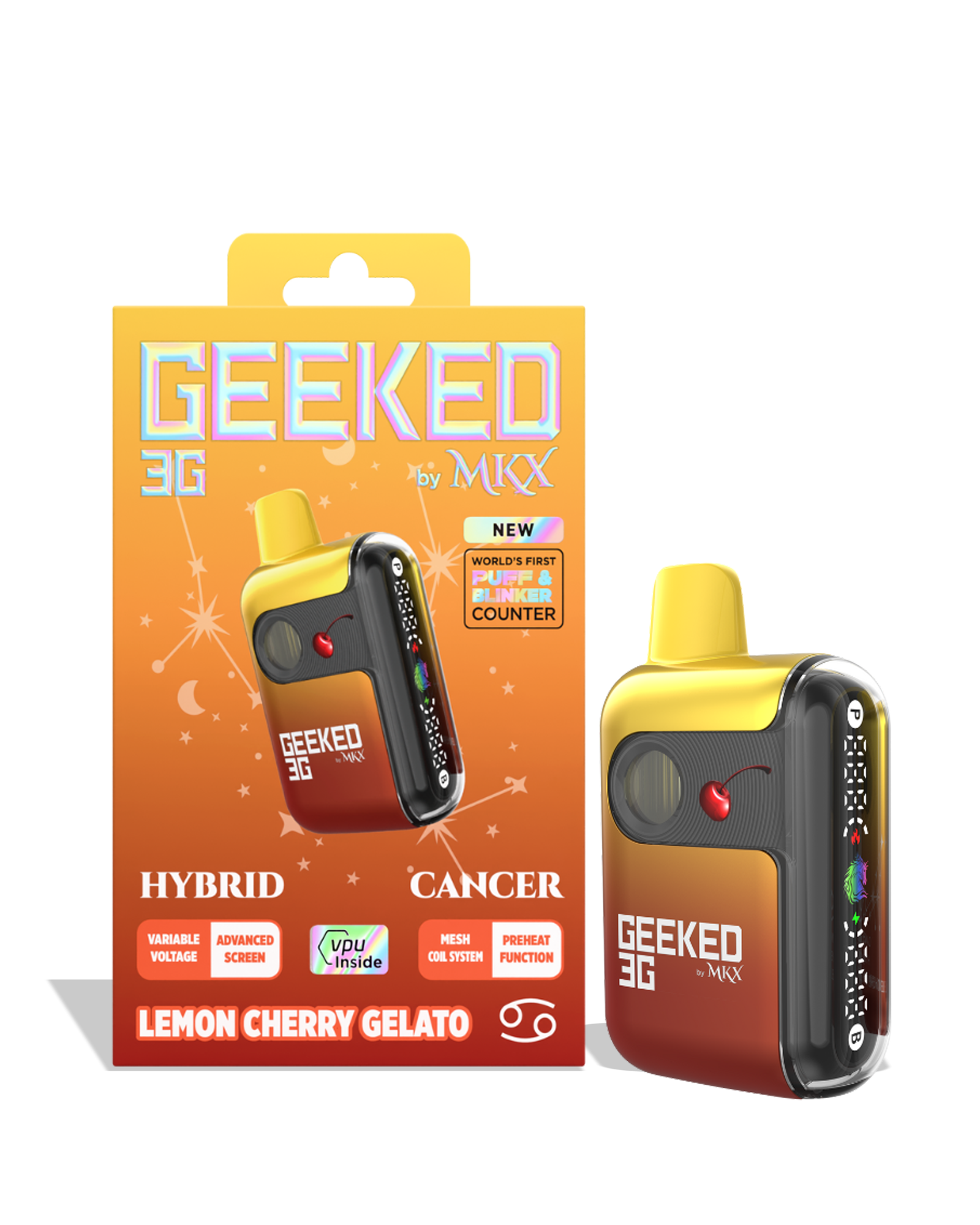 Lemon Cherry Gelato Geeked Disposable Cart 3g, 1 of 1