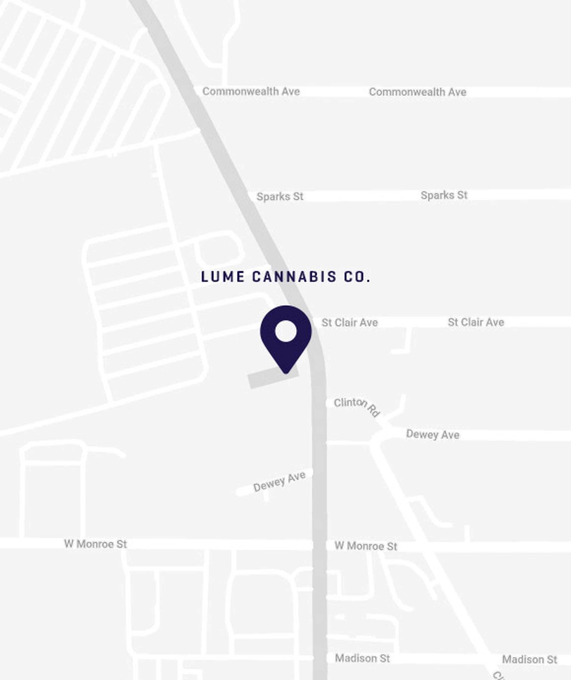 Location of Lume Cannabis dispensary in Jackson, MI