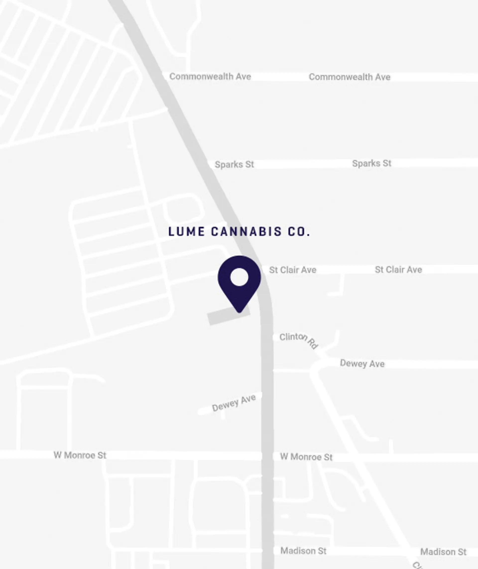 Location of Lume Cannabis dispensary in Jackson, MI